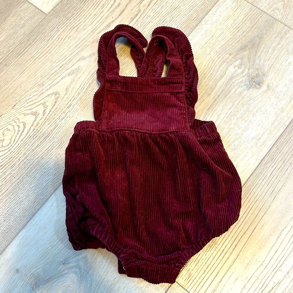 Old Navy Sleeveless Ruffle-Trim Corduroy One-Piece Romper for Baby